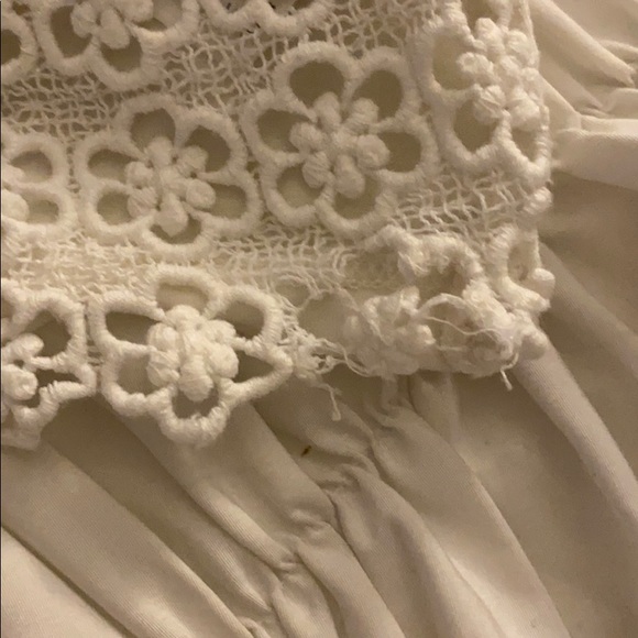 Topshop Cropped Flower Lace Tank Top Petite - Picture 5 of 8